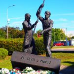 Szobor – Szent Cirill és Metód, Érsekújvár [Nové Zámky]