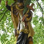 Szobor – Nepomuki Szent János, Felsőbágyon [Horný Badín]
