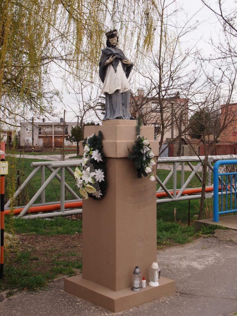 Nepomuki Szwent János szobra, Tardoskedd (Liszka József felv., 2023)