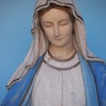 Szoborfülkés képoszlop – Szűz Mária, Hrussó/Magasmajtény [Hrušov]