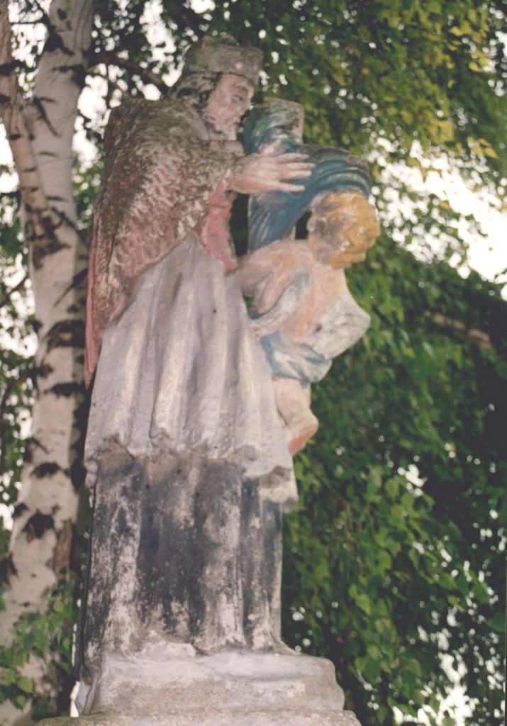 Nepomuki Szent János szobra, Nyitraludány (L. Juhász Ilona felv., 2001)
