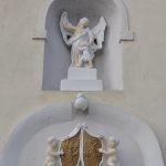 Szobor – Rafael arkangyal és Tóbiás, Vágsellye-Vágvecse [Šaľa – Veča]