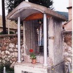 Szoborfülkés képoszlop – Nepomuki Szent János, Szádalmás [Jablonov nad Turňou]