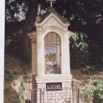 Szoborfülkés képoszlop – Szent Vendel, Zsély [Želovce]
