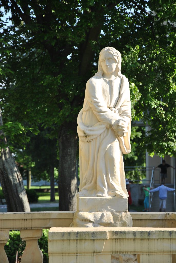 Kálváriajelenet (részlet, Keresztelő Szent János), Verebély (Foto: Liszka József, 2015)