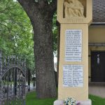 Képoszlop – háborús emlék – Sárosfa [Blatná na Ostrove]